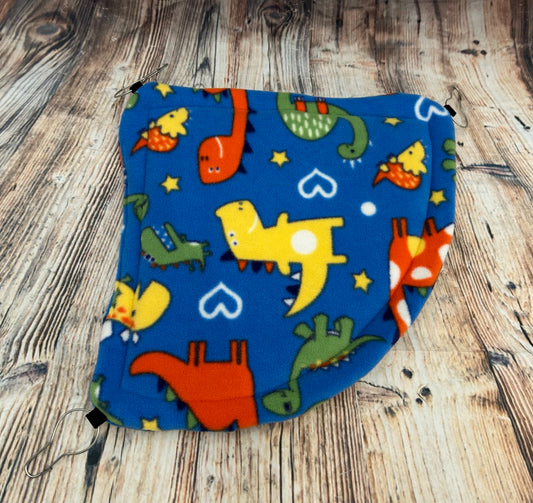 Cartoon Dinosaurs Fleece Reversible Quilted Corner Hammock With Fixings