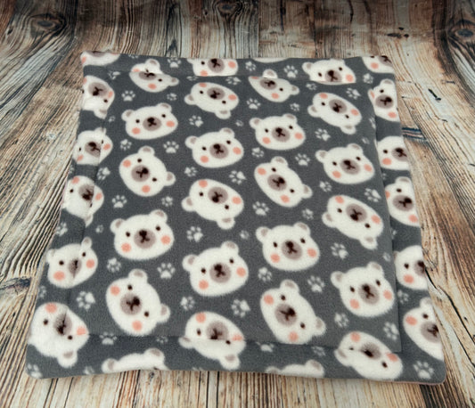 Grey Bears Fleece Lap Pad