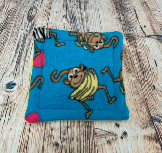 Monkey Fleece Cage Pad