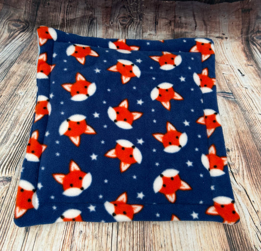 Navy Fox Fleece Lap Pad