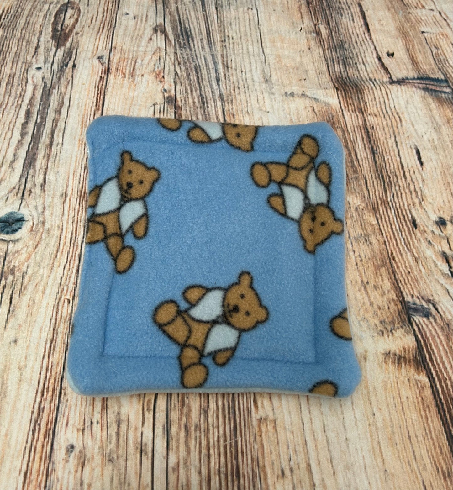 Blue Teddy Fleece Cage Pad