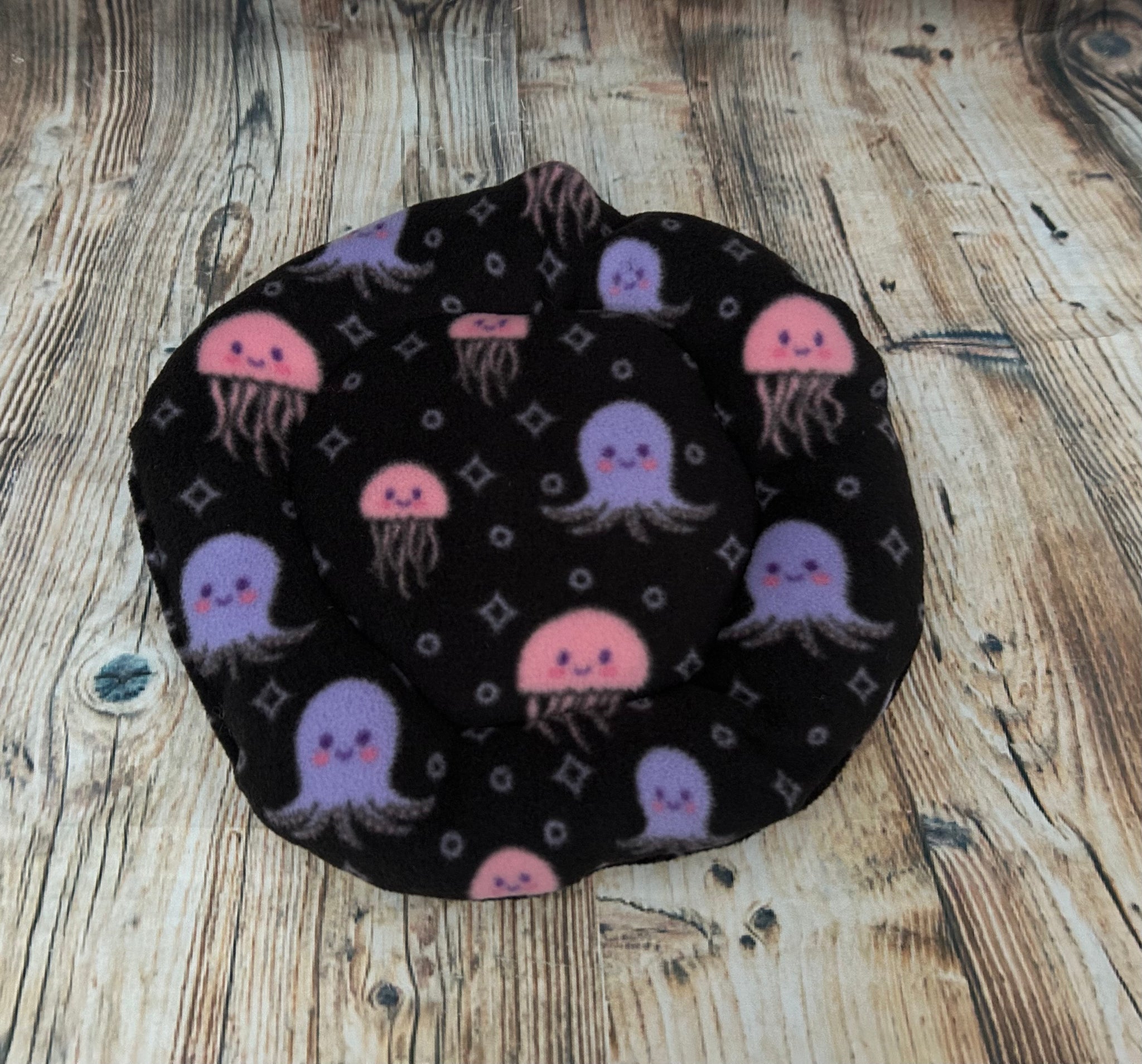 Jellyfish Round Soft Fleece Cushion Bed