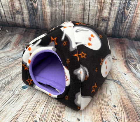 Halloween Ghost Fleece Piggie Pyramid / Lavender + Pad