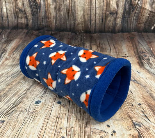 Foxes Fleece Cosy Tunnel / Royal Blue