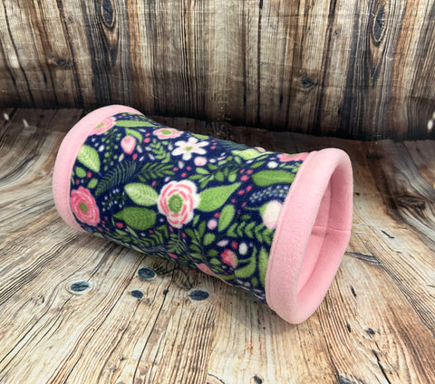 Enchanted Garden Fleece Cosy Tunnel / Baby Pink