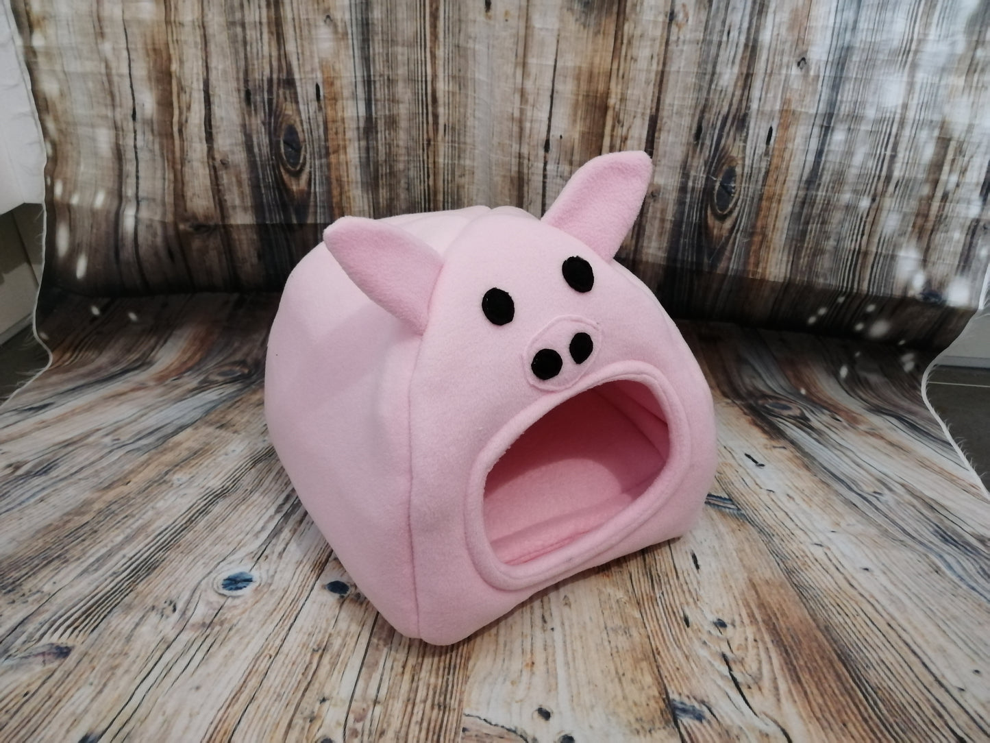 Made To Order Pig Themed Fleece Piggie Bed